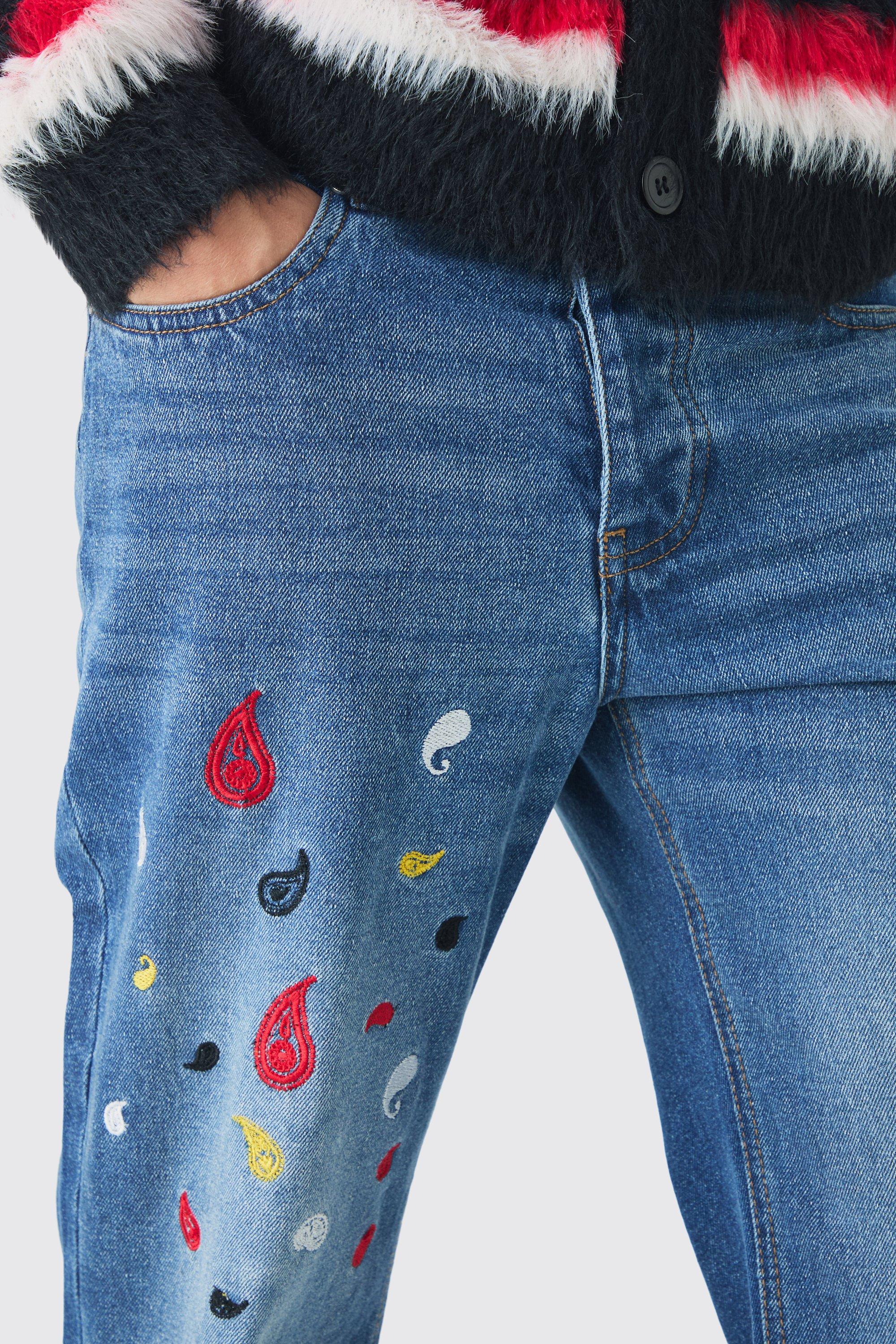Jeans corti a zampa hot sale